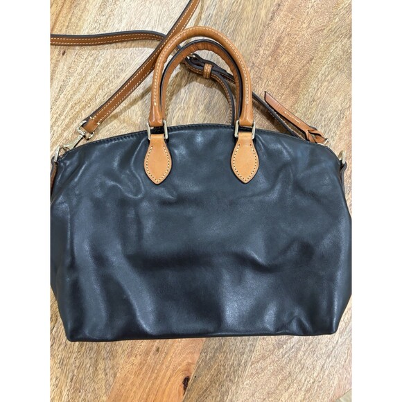 Dooney & Bourke Satchel Black Leather Crossbody Handbag - Picture 6 of 12